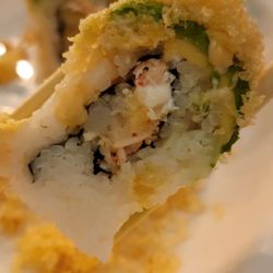 Sushi Sake North Miami Beach - My roll was all rice, barely any cream cheese , shrimp or Crab mix.