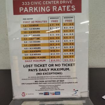 Civic Center Parking - Parking rates, April 2021 - Civic Center Near Me - Santa Monica, California