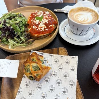 Madis Coffee Roasters - Eggs in purgatory, spinach feta pastry, cappuccino - Coffee Roasteries Near Me - Philadelphia, Pennsylvania Madis Coffee Roasters - Eggs in purgatory, spinach feta pastry, cappuccino - Coffee Roasteries Near Me - Philadelphia, Pennsylvania