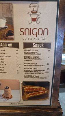 Menu photo 7 Saigon Coffee & Tea Chandler, AZ Menu photo 7 Saigon Coffee & Tea Chandler, AZ