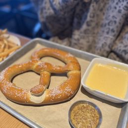 Big Twist Pretzel With Beer Cheese Big Twist Pretzel With Beer Cheese