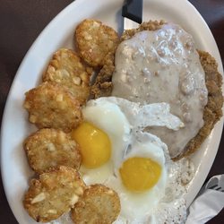 HomeTown Diner - Country fried steak and eggs