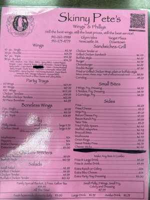 Menu photo 1 Skinny Pete's Brunswick, GA