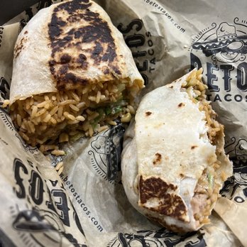 Beto's Tacos - The Beto burrito with steak - Tacos Near Me - Suwanee, Georgia