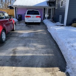 US Post Office - The driveway which is quite passable.