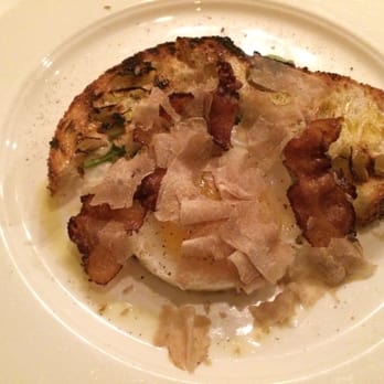 Babbo - white truffles bacon costini - Italian Near Me - New York, New York