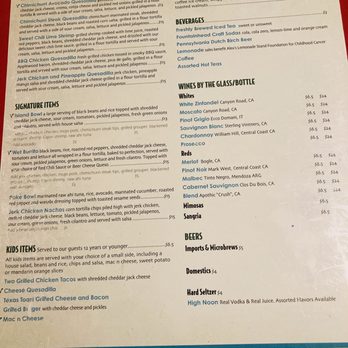 Back 40 Urban Cafe - Back 40 Urban -- menu - Caribbean Near Me - St. Augustine, Florida