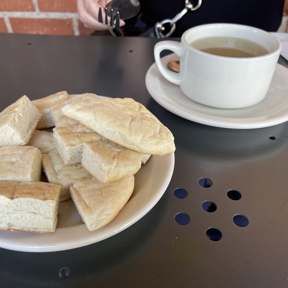 Savoy Kitchen - Pizza bread and Chicken Broth - Asian Fusion Near Me - Alhambra, California