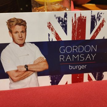 Gordon Ramsay Burger Las Vegas - Menu cover - Burgers Near Me - Las Vegas, Nevada