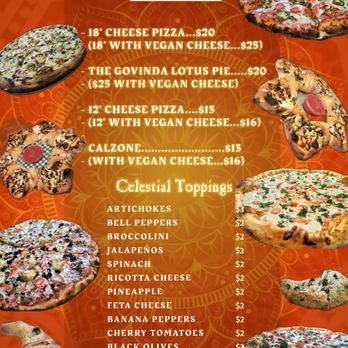 Govinda's Pizza - Menú - Pizza Near Me - La Crosse, Florida