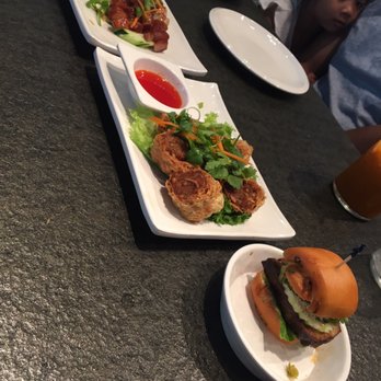 Food Terminal - BBQ pork, shrimp rolls, and pork belly Bao that my friend ordered - Malaysian Near Me - Chamblee, Georgia