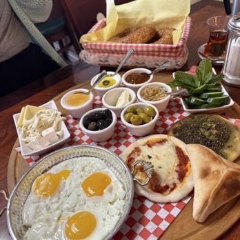 Koftegi - Turkish Breakfast Tray - Mediterranean Near Me - Anaheim, California Koftegi - Turkish Breakfast Tray - Mediterranean Near Me - Anaheim, California