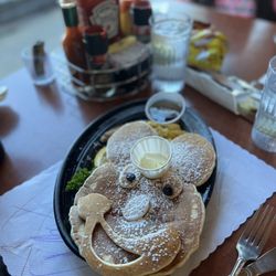 Los Gatos Cafe Uptown - Kids Mickey Mouse pancakes