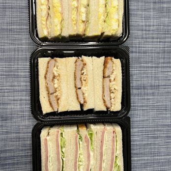 Bakery Crescent - Luscious sandwiches: ham and egg; katsu; ham. @veefoodlife - Bakeries Near Me - Arlington Heights, Illinois