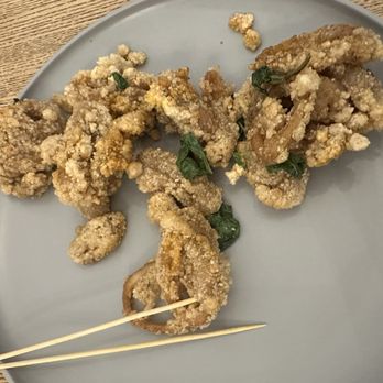 Bon Appetea Cafe - Arcadia - Calamari with extra basil - Coffee & Tea Near Me - Arcadia, California