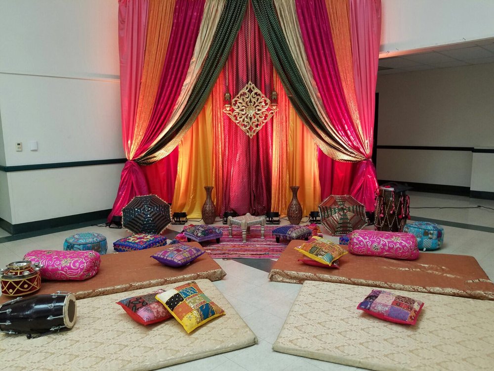 Bay Area Indian Wedding Decorations Sangeet Mehndi Decor Yelp
