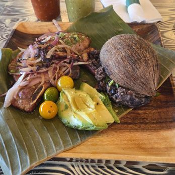 La Costa - Pork Chops , coconut rice, and avacado - Latin American Near Me - North Lauderdale, Florida La Costa - Pork Chops , coconut rice, and avacado - Latin American Near Me - North Lauderdale, Florida