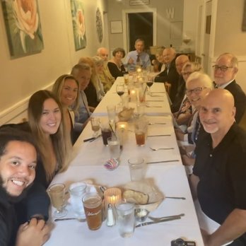 Wellington Restaurant - Perfect private room with one long table for our group. - American Near Me - Shelton, Connecticut Wellington Restaurant - Perfect private room with one long table for our group. - American Near Me - Shelton, Connecticut
