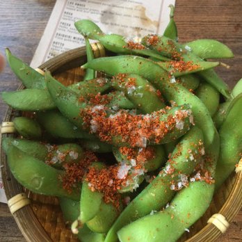 Pubbelly Sushi Brickell - Edamame with BBQ salt - Sushi Bars Near Me - Miami, Florida Pubbelly Sushi Brickell - Edamame with BBQ salt - Sushi Bars Near Me - Miami, Florida