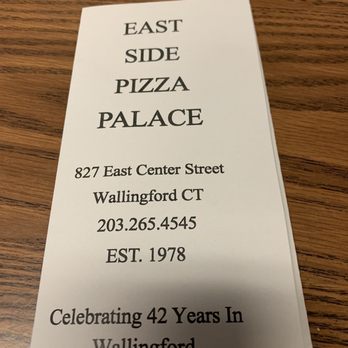 East Side Pizza Palace - the menu - Pizza Near Me - Wallingford, Connecticut East Side Pizza Palace - the menu - Pizza Near Me - Wallingford, Connecticut