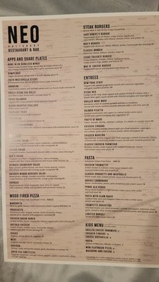 Menu photo 3 Neo Restaurant & Bar Salisbury, CT Menu photo 3 Neo Restaurant & Bar Salisbury, CT