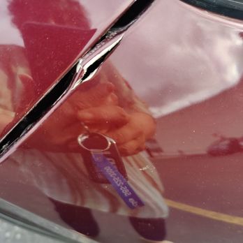 Ralph Honda - rip, gap and multiple scratches front passenger side bumper view 2 - Car Dealers Near Me - Rochester, New York