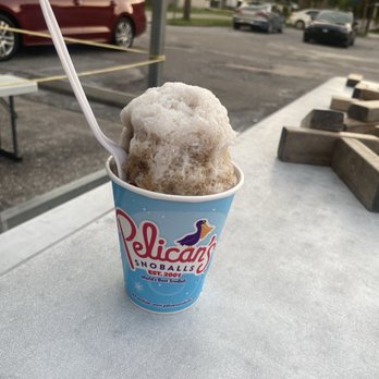 Pelican's SnoBalls - Root beer shaved ice with cream - Shaved Ice Near Me - Palmetto, Florida Pelican's SnoBalls - Root beer shaved ice with cream - Shaved Ice Near Me - Palmetto, Florida
