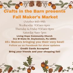 Crafts In The Barn - Show hours