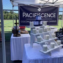 PacifiScience Candles booth