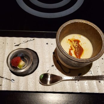 Ima - Panna cotta topped with Japanese black sugar. - Japanese Near Me - Beverly Hills, California