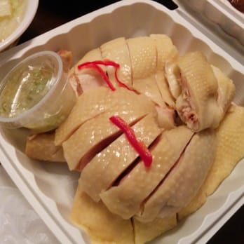 Won Kok Restaurant - Steamed chicken with ginger and green onion sauce, half - Chinese Near Me - San Francisco, California Won Kok Restaurant - Steamed chicken with ginger and green onion sauce, half - Chinese Near Me - San Francisco, California