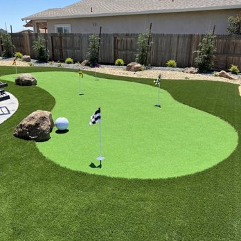 Santinis Custom Landscape Designs - Putting green - Landscape Architects or Designers Near Me - Manteca, California