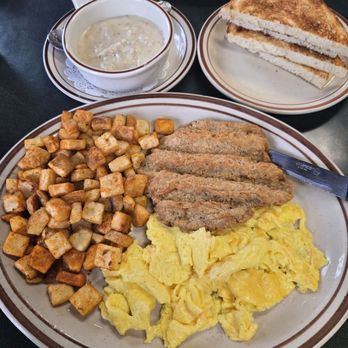 Egg Works - Country fried steak (gravy on the side) - American Near Me - Las Vegas, Nevada
