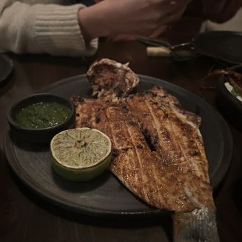 Jun - Whole Fish (Branzino) - New American Near Me - Houston, Texas