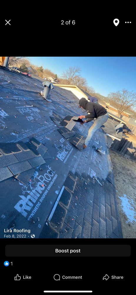 Slide of Lira Roofing