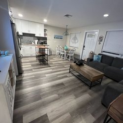 iTrip Vacations Treasure Coast - Kitchen and living area.