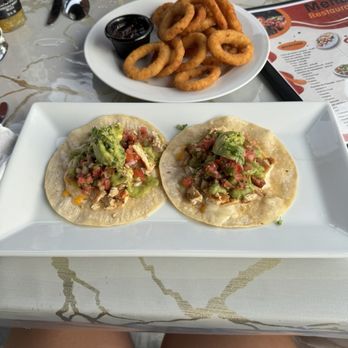The Mastic Beach Snack Bar - Chicken tacos and onion rings - Fast Food Near Me - Mastic Beach, New York