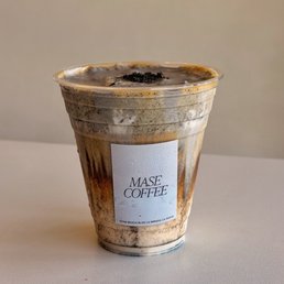 Black Sesame Einspanner Black Sesame Einspanner