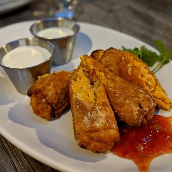 Black Barrel Tavern - Buffalo Chicken Egg Rolls - Breakfast & Brunch Near Me - Chicago, Illinois Black Barrel Tavern - Buffalo Chicken Egg Rolls - Breakfast & Brunch Near Me - Chicago, Illinois