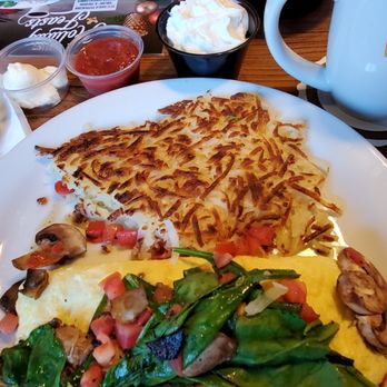 Denny's - Veggie omelette plate. - Diners Near Me - San Dimas, California