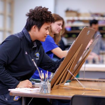 Western Christian High School - Art classes give students space to develop creativity, skill, and confidence through visual expression. - Middle Schools & High Schools Near Me - Upland, California Western Christian High School - Art classes give students space to develop creativity, skill, and confidence through visual expression. - Middle Schools & High Schools Near Me - Upland, California