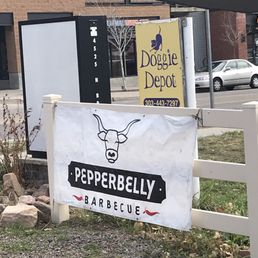 Pepper belly BBQ on Broadway in North Boulder across from Chicago Hair Salon. Pepper belly BBQ on Broadway in North Boulder across from Chicago Hair Salon.