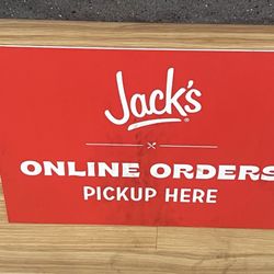 Jack's Family Restaurant - Signs need to be wipe clean
