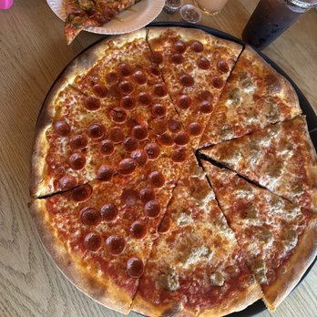 Pie Trap Pizza - Half Pepperoni, Half Sausage...Always our go to. - Pizza Near Me - Covina, California Pie Trap Pizza - Half Pepperoni, Half Sausage...Always our go to. - Pizza Near Me - Covina, California