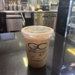 Iced Americano w/ cream Iced Americano w/ cream