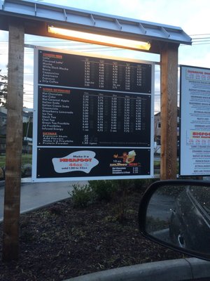 Menu photo 1 BigFoot Java Auburn, WA