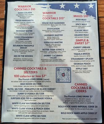 Menu photo 8 Warriors Taphouse Virginia Beach, VA Menu photo 8 Warriors Taphouse Virginia Beach, VA