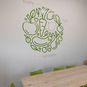 Snack Lab - a table and chairs - Acai Bowls Near Me - Bentonville, Arkansas