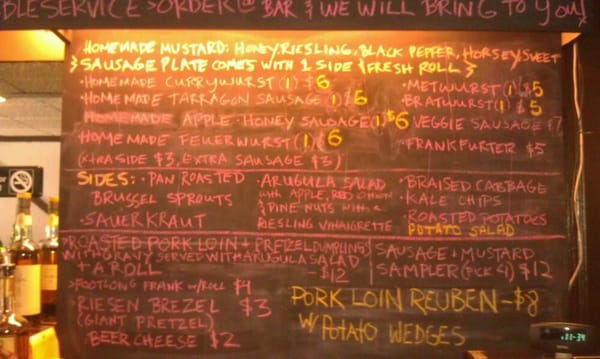 Menu photo 5 Wunderbar Covington, KY