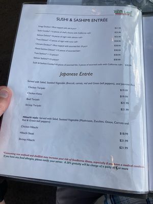 Menu photo 3 The Basil Leaf Sushi & Thai High Point, NC Menu photo 3 The Basil Leaf Sushi & Thai High Point, NC